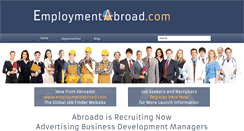 Desktop Screenshot of employmentabroad.com