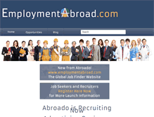 Tablet Screenshot of employmentabroad.com